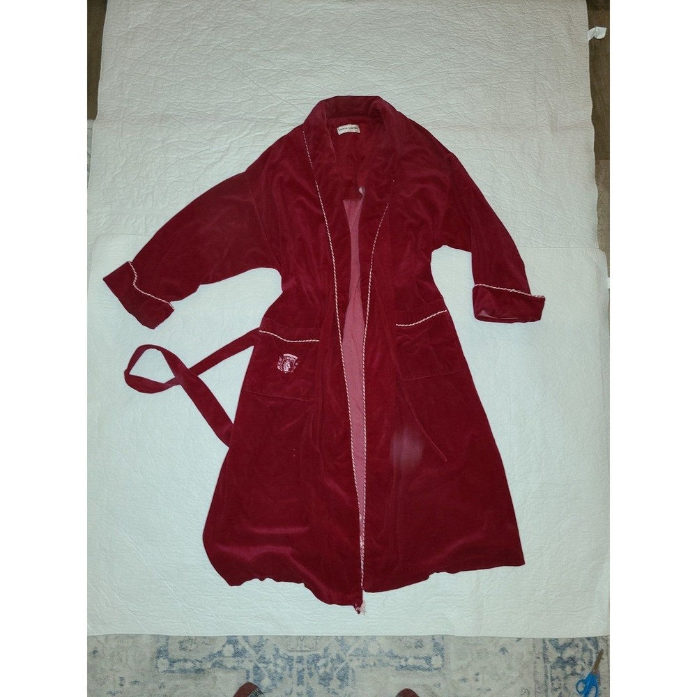 Vintage Pierre Cardin red velvet Robe